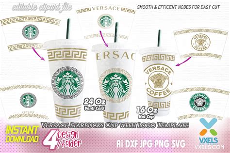 starbucks and versace logo